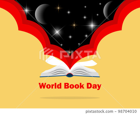 World Book Day. Concept of learning and education,Vector illustration. 98704010