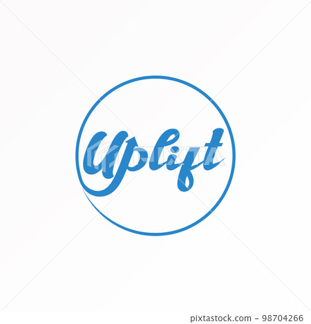Letter or word UPLIFT writing font in circle with arrow up image graphic icon logo design abstract concept vector stock. Can be used as a symbol related to lettering or wordmark Letter or word UPLIFT writing font in circle with arrow up image graphic icon logo design abstract concept vector stock. Can be used as a symbol related to lettering or wordmark 98704266