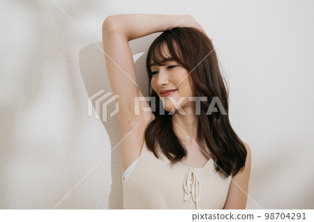 皮膚護理，美麗的皮膚，脫毛圖像 98704291