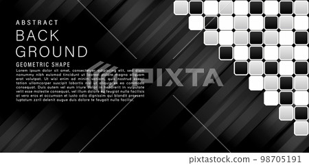 illustration of black and white abstract backgrounds for Presentations and decks business or corporate, Advertising, ads, book covers, marketing materials, Digital interfaces, Social media and prints 98705191