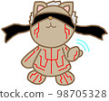 A fistfighter bear engraved with a red magic emblem. 98705328