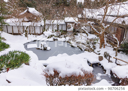 江東三山西明寺雪景 98706256