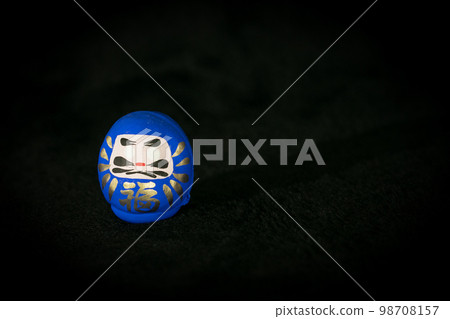 靜岡縣富士市毗沙門天藍色達摩 日本三大達磨市場 98708157