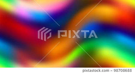 Dark rainbow holographic abstract seamless pattern. Vibrant Iridescent background 98708688