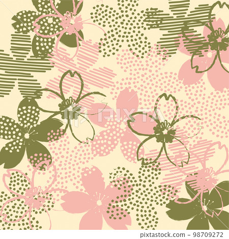 Dull color cherry blossom background Dull color cherry blossom background 98709272