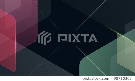 Digital transparent geometric tech elements abstract background Digital transparent geometric tech elements abstract background 98710302