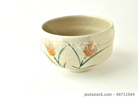 Kutani Yaho Bumi Matcha Tea Bowl Kutani Yaho Bumi Matcha Tea Bowl 98711084