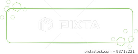 Hexagon motif frame 98712221