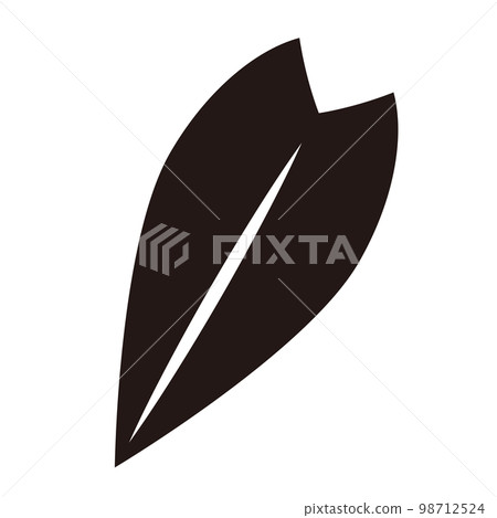 簡單的櫻花插畫單品黑色 98712524