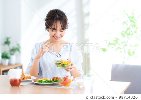 Meals Breakfast Diet Lifestyle Living Women Meals Breakfast Diet Lifestyle Living Women 98714320