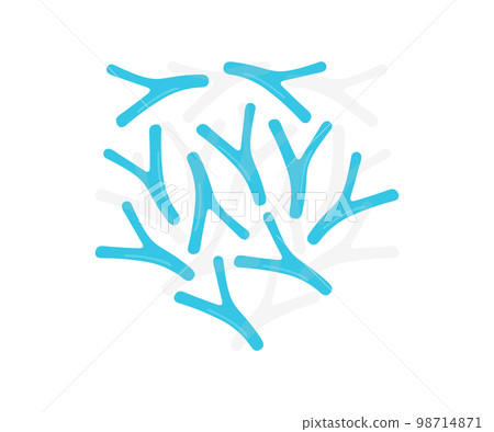 Bacteria Bifidobacterium, gram-positive anaerobic rod-shaped bacteria which are part of normal flora of human intestine logo design. Probiotic, Microbiology science and medicine vector design and ill Bacteria Bifidobacterium, gram-positive anaerobic rod-shaped bacteria which are part of normal flora of human intestine logo design. Probiotic, Microbiology science and medicine vector design and ill 98714871