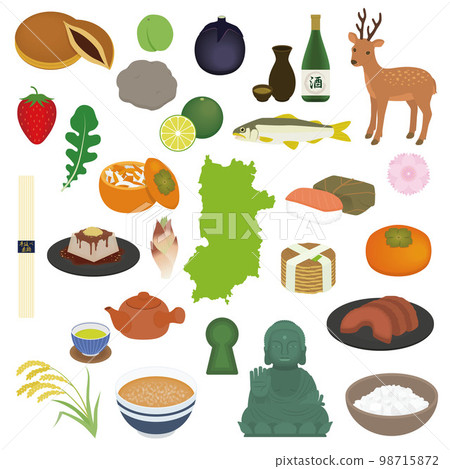 奈良縣著名事物插圖集 98715872