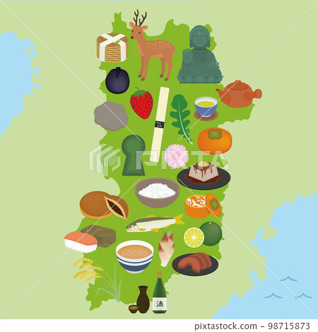 奈良縣著名事物插圖集 98715873