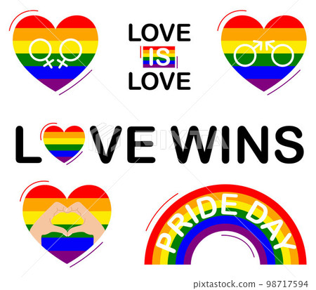 Pride day set Pride day set 98717594