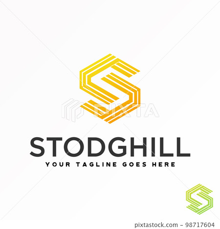 letter S font in triple line with flip position image graphic icon logo design abstract concept vector stock. Can be used as a symbol related to initial or monogram 98717604