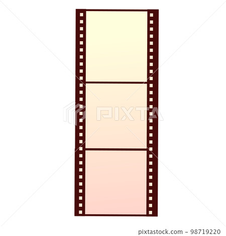 Film strip, empty tape border frame in cartoon style isolated on white background Film strip, empty tape border frame in cartoon style isolated on white background 98719220