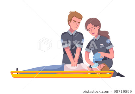 Cartoon Paramedic Icon Cartoon Paramedic Icon 98719899