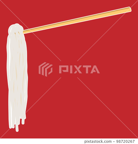 Chopsticks for holding udon, right (with white border) 98720267