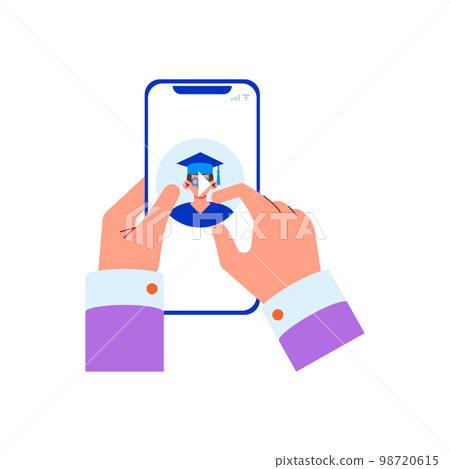 Online Education Concept Online Education Concept 98720615