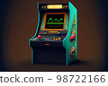 Retro arcade game machine 98722166