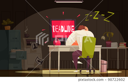 Professional Burnout Background 98722602