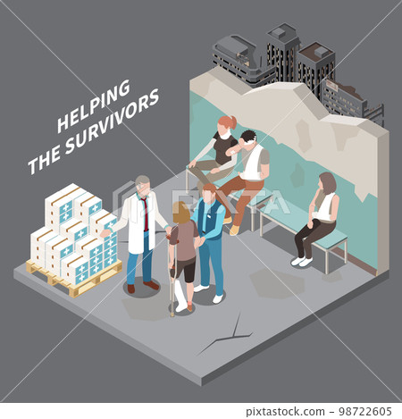 Helping The Survivors Isometric Background 98722605