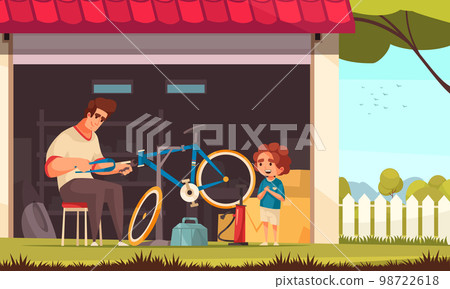 Cycle Repair Background Cycle Repair Background 98722618