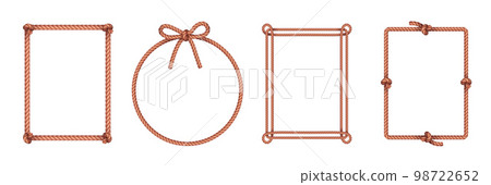Rope Knots Frames Set 98722652