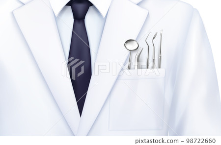 Dentists Suit Tools Composition 98722660
