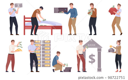 Money Storage Flat Set 98722751