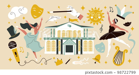 Flat Theatre Set Flat Theatre Set 98722799