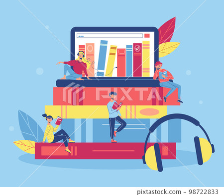 Online Library Colored Composition 98722833