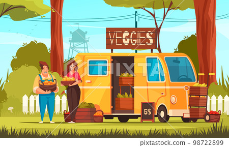 Small Business Flat Background 98722899