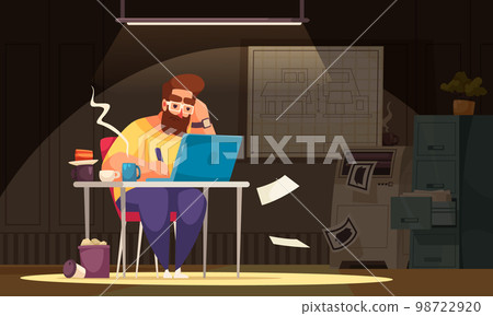 Architect Vector Illustration Architect Vector Illustration 98722920