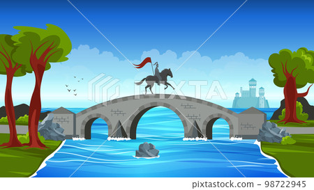 Bridges Colored Concept Bridges Colored Concept 98722945