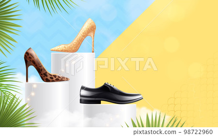 Classic Shoes Realistic Composition 98722960