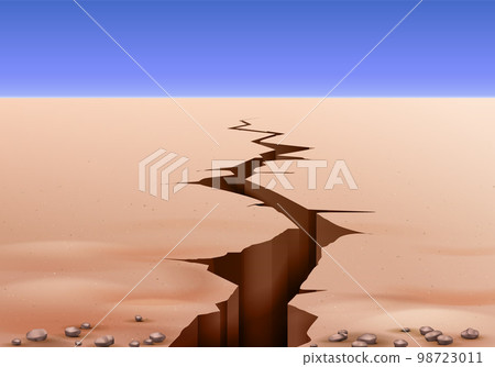 Desert Landscape Crack Composition Desert Landscape Crack Composition 98723011