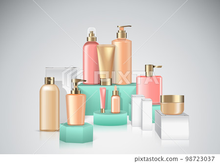 Female Cosmetics Packages Composition 98723037
