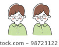 Smiling man glasses 98723122