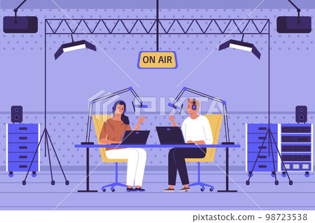 Mass Media Radio Studio 98723538
