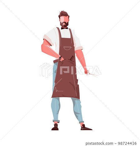 Bearded Barber Flat Composition 98724416
