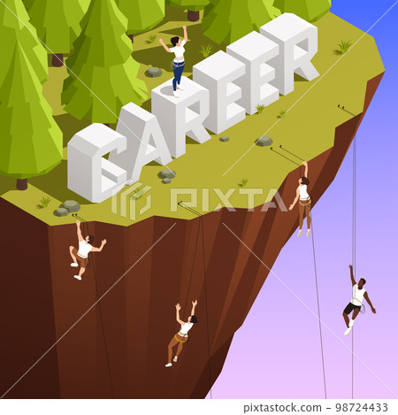 Career Sport Climbing Metaphor Career Sport Climbing Metaphor 98724433