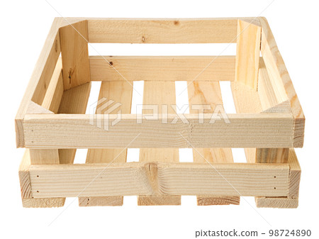 Empty wooden crate 98724890