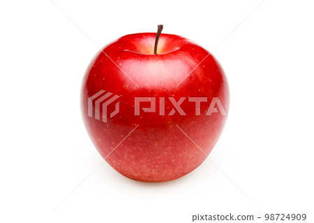 red apple on white background red apple on white background 98724909