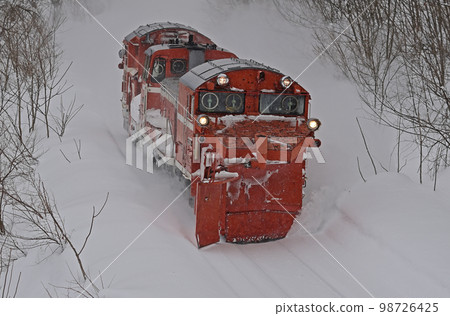 宗谷本線 Chihoku-Nisshin JR 北海道 DE15-1546(旭川)定期雪犁火車羅素雙軌 宗谷本線 Chihoku-Nisshin JR 北海道 DE15-1546(旭川)定期雪犁火車羅素雙軌 98726425