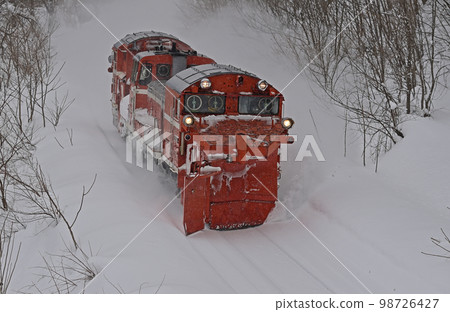 宗谷本線 Chihoku-Nisshin JR 北海道 DE15-1546(旭川)定期雪犁火車羅素雙軌 宗谷本線 Chihoku-Nisshin JR 北海道 DE15-1546(旭川)定期雪犁火車羅素雙軌 98726427