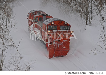 宗谷本線 Chihoku-Nisshin JR 北海道 DE15-1546(旭川)定期雪犁火車羅素雙軌 宗谷本線 Chihoku-Nisshin JR 北海道 DE15-1546(旭川)定期雪犁火車羅素雙軌 98726431