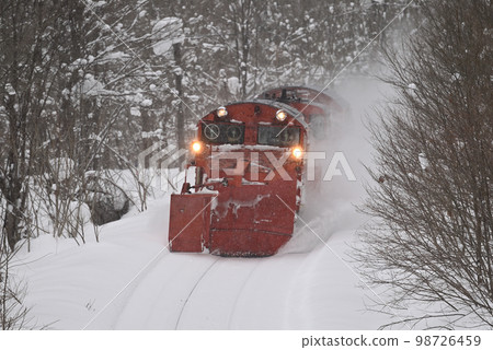 宗谷本線 Chihoku-Nisshin JR 北海道 DE15-1546(旭川)定期雪犁火車羅素雙軌 宗谷本線 Chihoku-Nisshin JR 北海道 DE15-1546(旭川)定期雪犁火車羅素雙軌 98726459