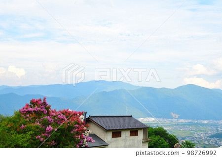 The view from the Ubasute Service Area Observatory (Nagano Prefecture) The view from the Ubasute Service Area Observatory (Nagano Prefecture) 98726992