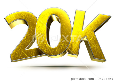 20K Gold 3D. 98727765